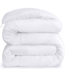 $43 (K) All Season Comforter White