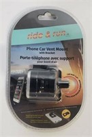 RIDE & RUN PHONE CAR VENT MOUNT