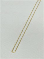 10K Yellow Gold 20" Fancy Twisted Rope Necklace