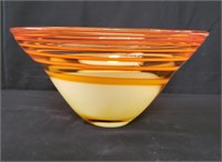 Evolution by Waterford art glass center bowl