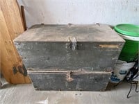 Two Antique Military Trunks