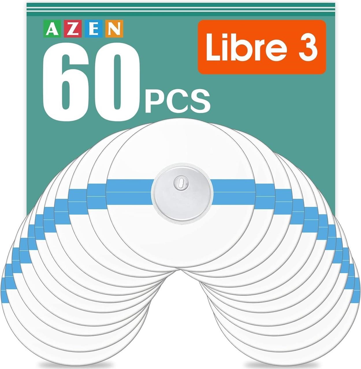 AZEN 60 Pack Freestyle Sensor Covers for Libre 3