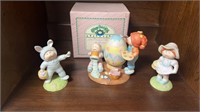 (3) EASTER CABBAGE PATCH FIGURINES