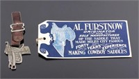 Al Furstnow Saddle Watch Fob and Shipping Tag