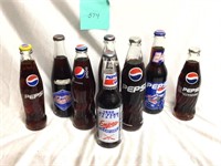 7 Pepsi vtg. bottles, Vermont Expos 1996