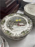 johnson bros the friendly village plates