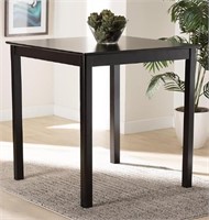 Baxton Studio Lenoir Espresso Brown Pub Table