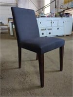 Nice Dark Grey/Blue Chair 34h x 24l x 16w
