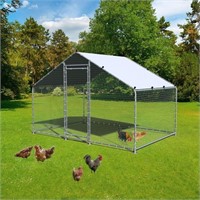 HBlife Large Metal Chicken Coop with Anti-Uv