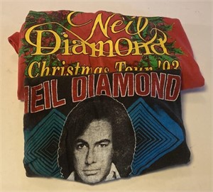 Neil Diamond T-Shirts, XL & Child’s Medium