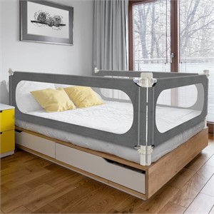 Bed Rails  78.74(L) 27(H)  Grey