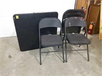 Card Table and 4 chairs