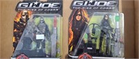 2 G.I. Joe The Rise of Cobra figures