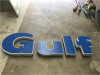 Original Gulf lightbox individual letters