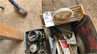 Assorted Bolts And Tools