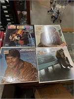 Glen Campbell assorted record album