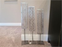 3PC METAL DECOR