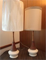 Pair of MCM Table Lamps- work