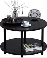 Vanrohe Coffee Table  23.5(D)*18.1(H)  Black