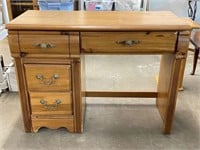 Four Drawer Wooden Desk