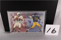 Tom Brady + Carmazzi Rookies Pairs Football Card