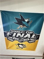 PENGUINS COMMEMORATIVE BANNER 38 X 28