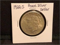 1922S Peace Dollar