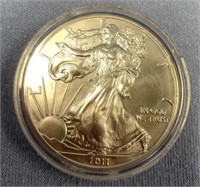 2011 Silver Eagle, uncirculated                 (M