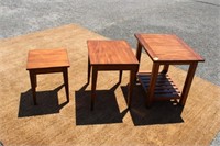 3pc; 2 nesting tables & side table