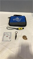Misc. Lot playing card, open water 606 bag and