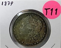 S - 1879 MORGAN SILVER DOLLAR (T11)