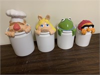 2005 MUPPET CANISTER SET
