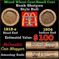 Small Cent Mixed Roll Orig Brandt McDonalds Wrappe