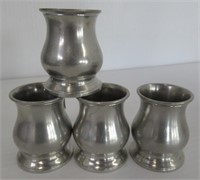Made in England Pewter 1.25 Ounce Each Shot