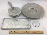 Assortment of Hammered Aluminum Pieces