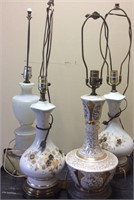 VINTAGE LAMPS GROUP (4)