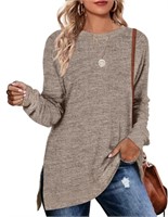 C376  Fantaslook Sweatshirt Crewneck Tunic Side