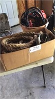 Rope,strap, basket, heavy duty long jumper cables