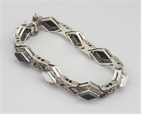 Sterling Silver & Gemstone Bracelet.
