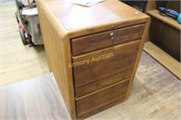 LOCKING FILE CABINET END TABLE