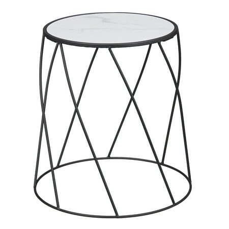 BH&G 15 Black Marble Top Plant Stand