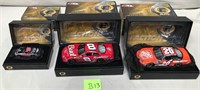 11 - LOT OF 3 COLLECTIBLE RACE CARS (B13)