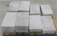 Limestone blocks.