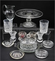 Group of Vintage Glass Tableware & Servingware