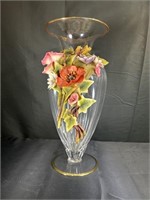 Cevik Floral Glass Vase