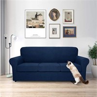 MAXIJIN 2 Piece Couch Slipcovers-Navy