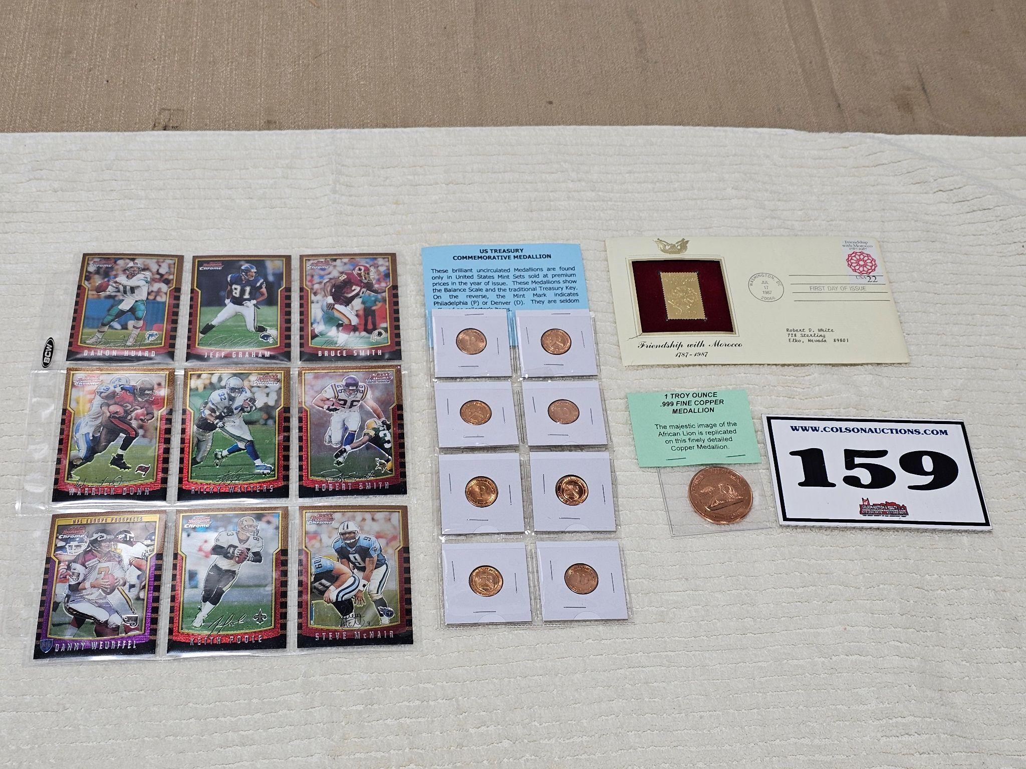 Medallions, Ball Cards, Stamp