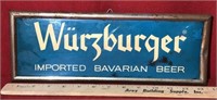 Wurtzburger Bavarian Beer Sign