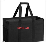 COLLAPSIBLE TOTE BAG BLACK