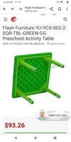 Preschool activity table